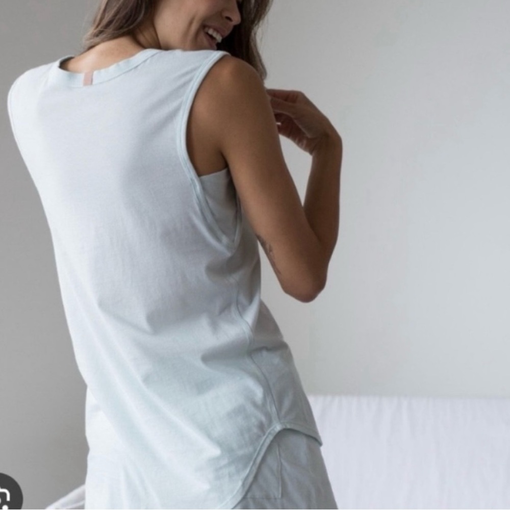 Lunya Pima Cotton Tank Top (Grey)